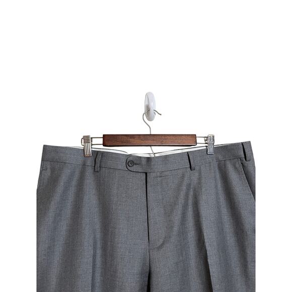 Suitsupply Brescia Wool Pants Grey Vitale Barberis Canonico Mens 40x30 - Picture 7 of 13
